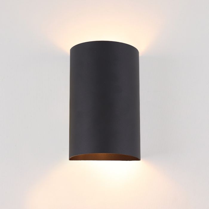Moderne Wandleuchte Schwarz, Perry