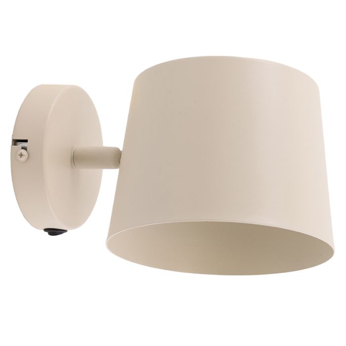 Moderne Wandstrahler Beige, Rinke, mit Schalter
