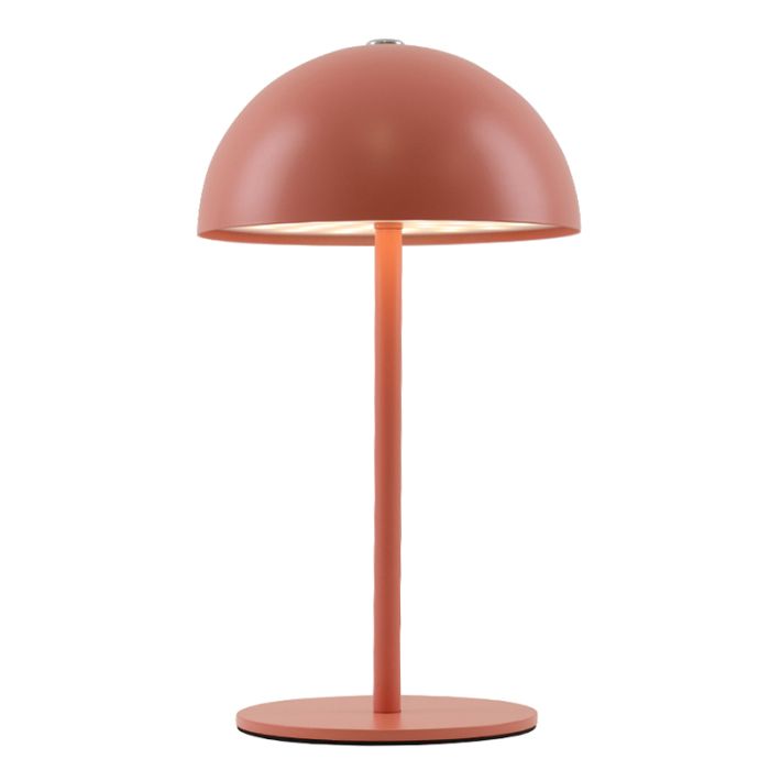 Retro Tischleuchte Terrakotta, Douwe, 4W, dim to warm LED, mit Touch-Dimmer