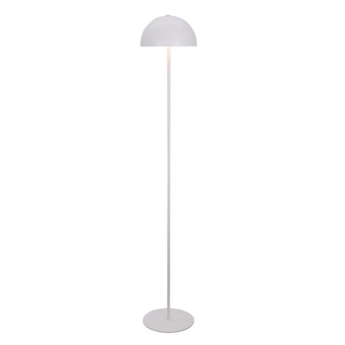 Retro Stehlampe Weiß, Douwe, 4W, dim to warm LED, mit Touch-Dimmer
