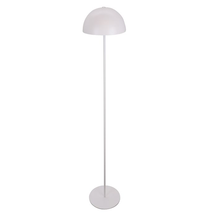 Retro Stehlampe Weiß, Douwe, 4W, dim to warm LED, mit Touch-Dimmer