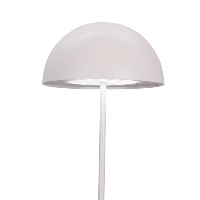 Retro Stehlampe Weiß, Douwe, 4W, dim to warm LED, mit Touch-Dimmer