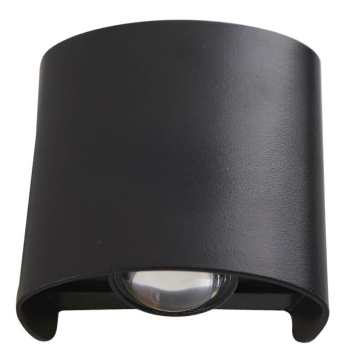 Aluminium Außenleuchte Schwarz, Marcio, 2W, 3000K LED, IP54