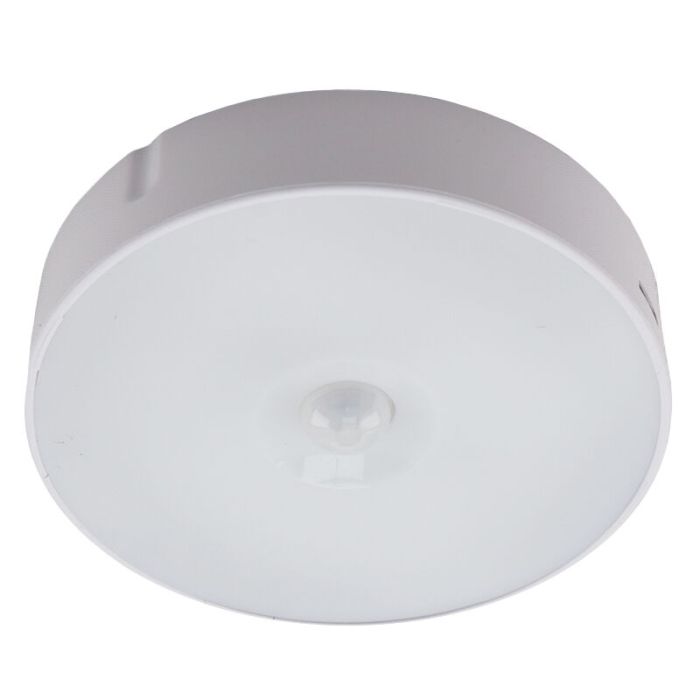 Weiße Nachtlampe Kunststoff, Ilene, 1,5W, 3000K LED