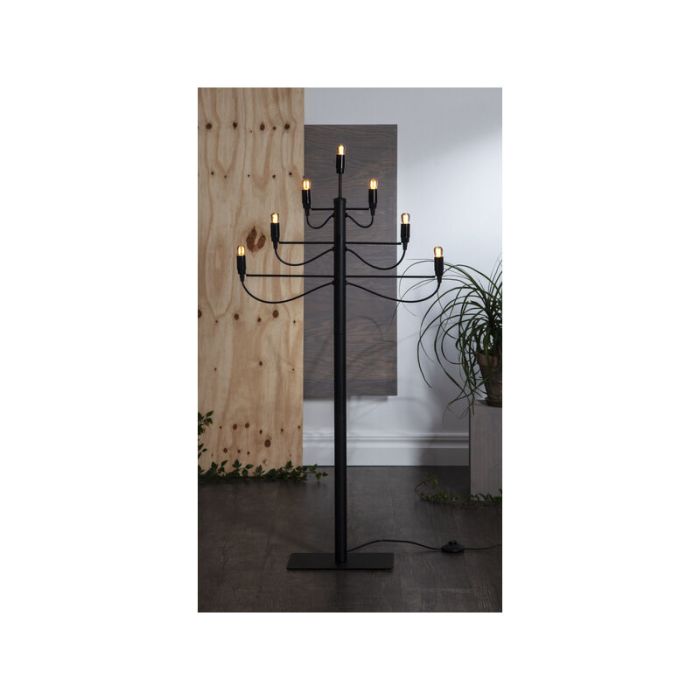 Rauchglas Telefonzentrale Lichtquelle E14, Extra gemütlich Weiß, 1w