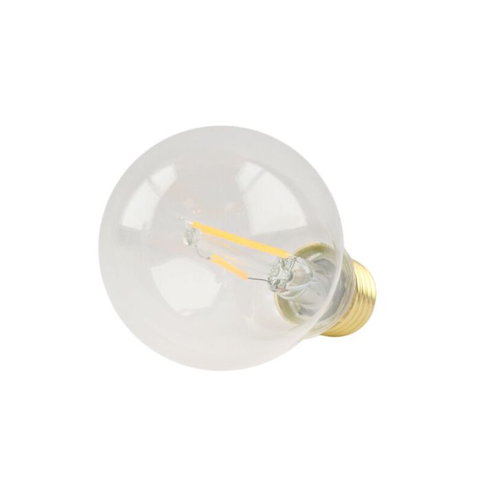 E27 Filament Lichtquelle Sebas, 1,6w Extra gemütlich Weiß Ip44