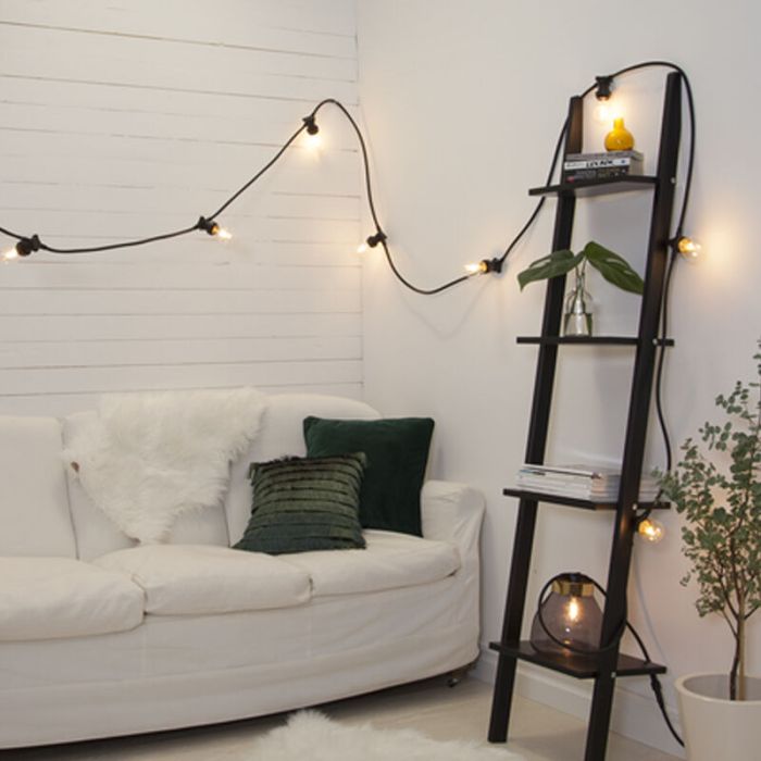 E27 Filament Lichtquelle Sebas, 1,6w Extra gemütlich Weiß Ip44