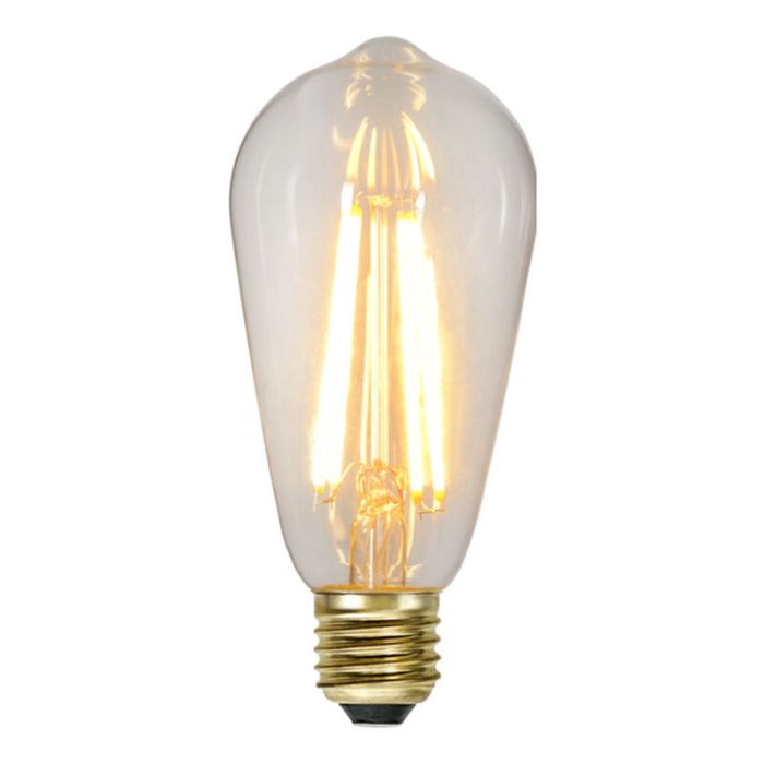 3-stufige dimmbare filament E27 ST64 Edison, 6,5w Extra gemütlich Weiß (2100k)