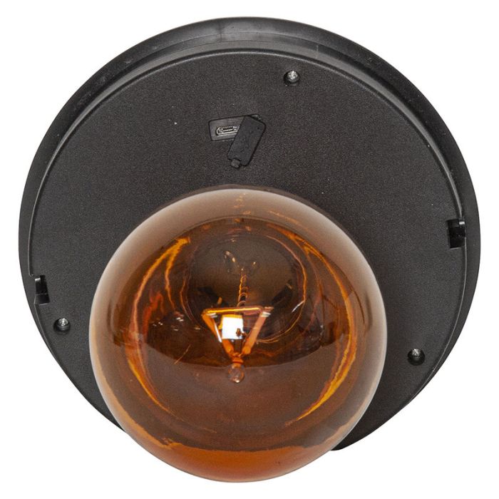 Kunststoff Außen Tischleuchte Braun, Aidan, 0,3W, 3000K LED, IP44