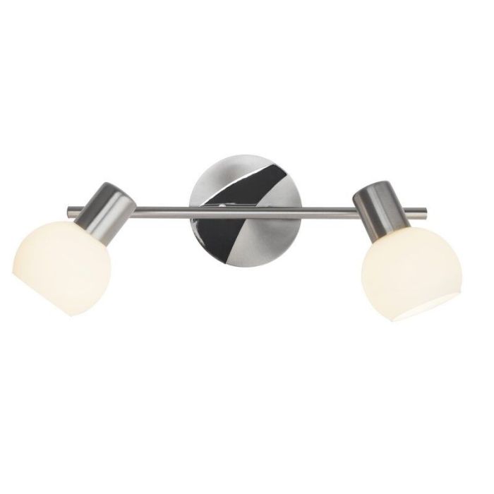 Glas Deckenstrahler Chrom, Ronaldo