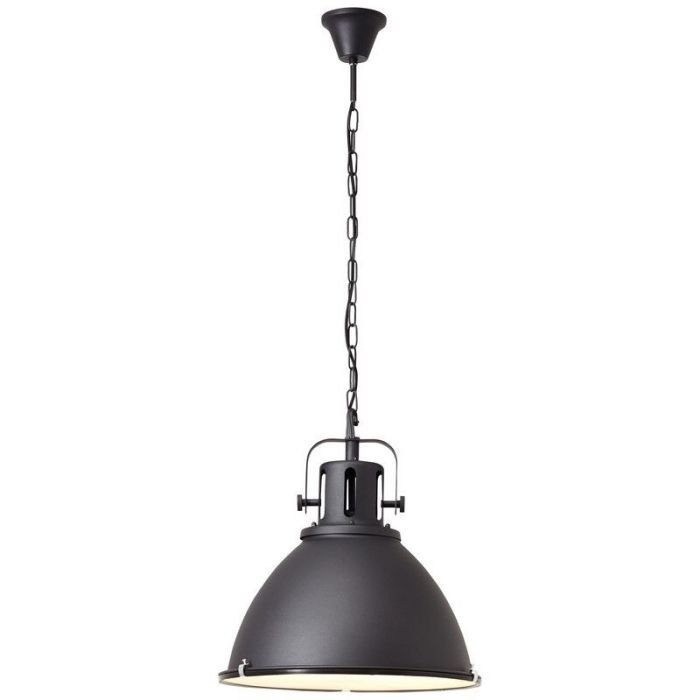 Industrielle Pendelleuchte Schwarz, Alexi