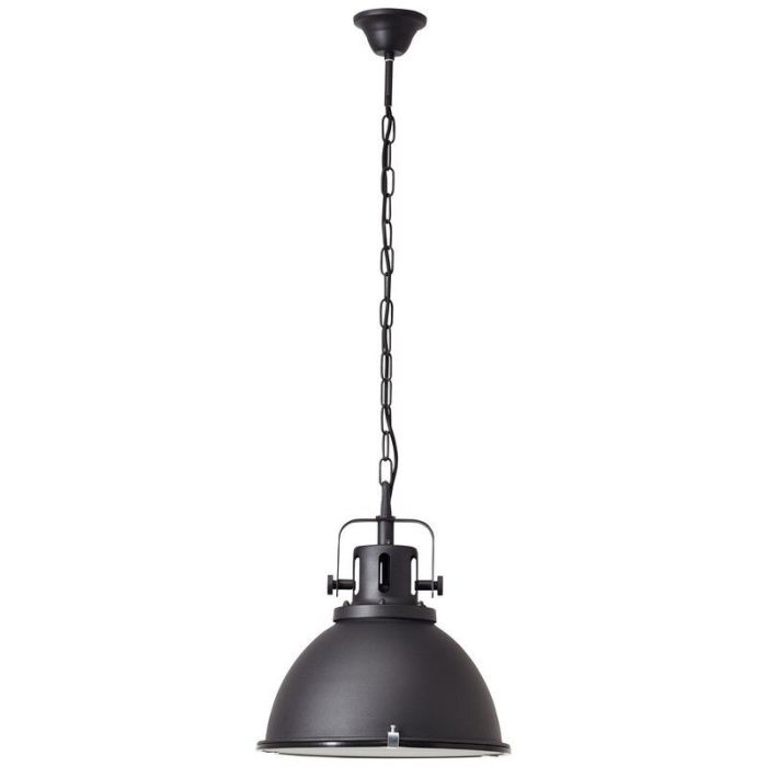 Industrielle Pendelleuchte Schwarz, Alexi