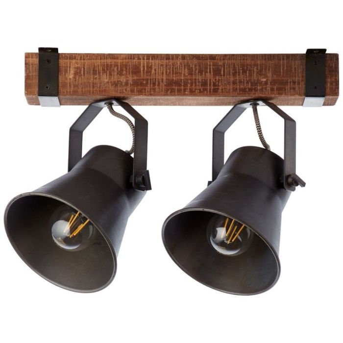 Holz Deckenstrahler Schwarz, Audrey