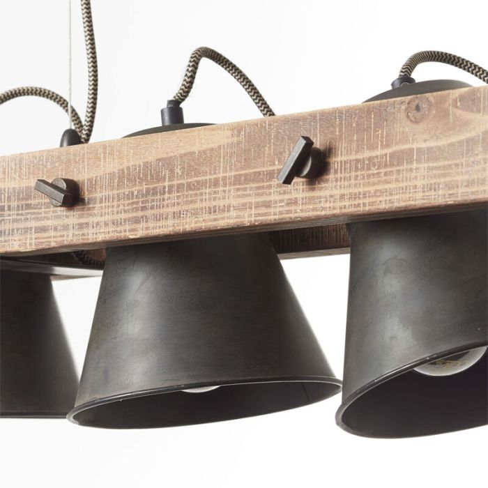 Holz Pendelleuchte Braun, Audrey