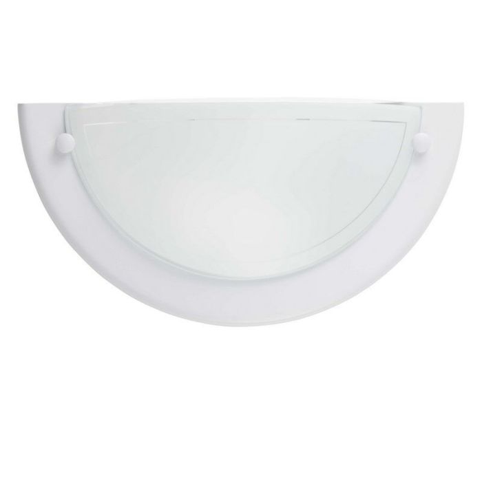 Glas Wandleuchte Weiß, Angely