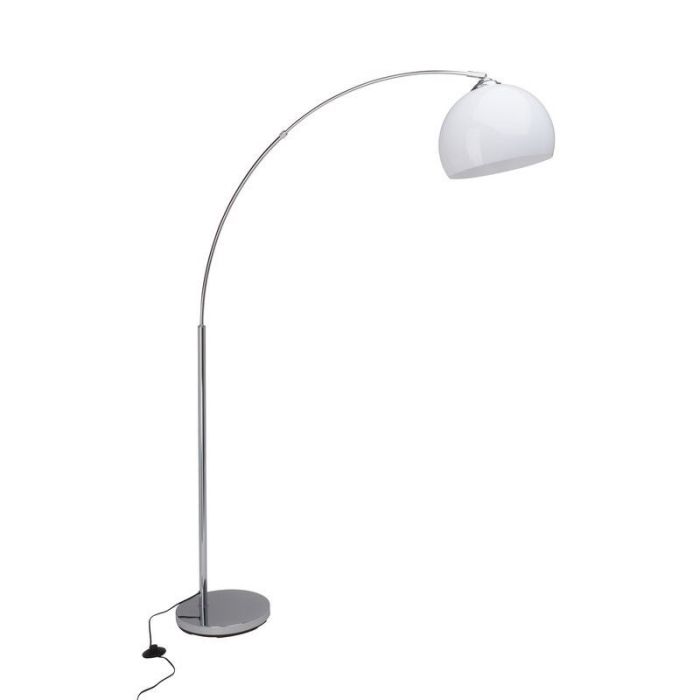 Moderne Bogenlampe Chrom, Ariana, mit Schalter