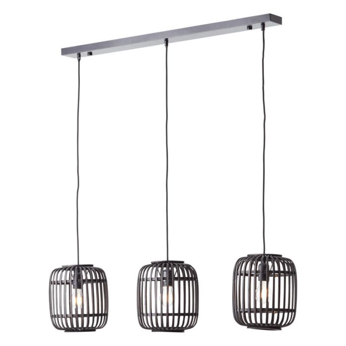 Holz Pendelleuchte Schwarz, Brain