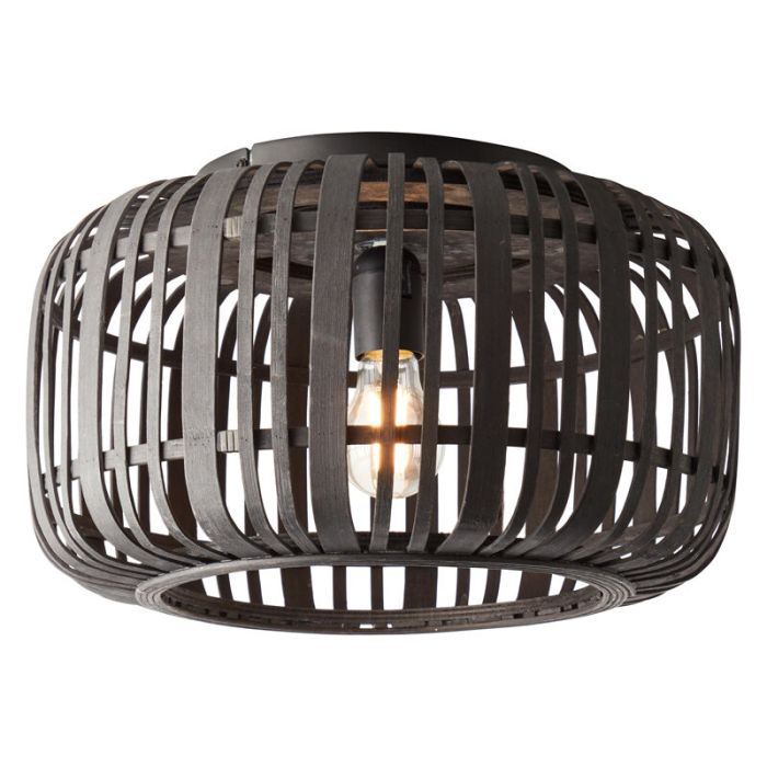 Holz Deckenlampe Schwarz, Brain