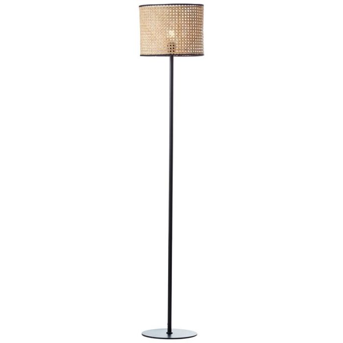 Landhaus Stehlampe Braun, Emmelie, mit Schalter
