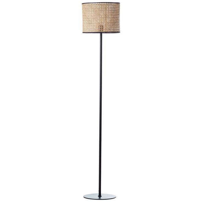 Landhaus Stehlampe Braun, Emmelie, mit Schalter