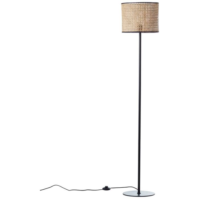 Landhaus Stehlampe Braun, Emmelie, mit Schalter
