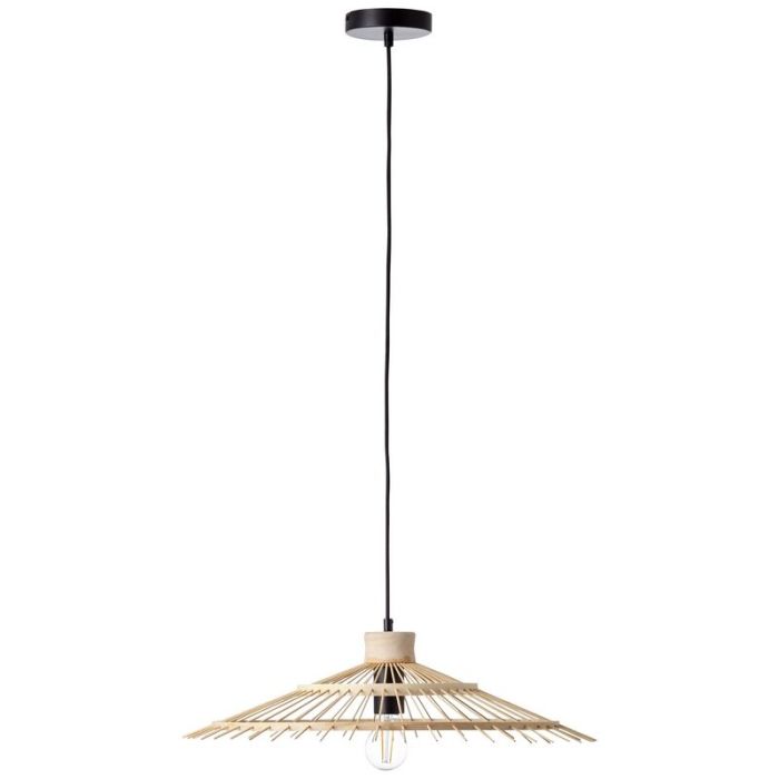 Holz Pendelleuchte Schwarz, Idris
