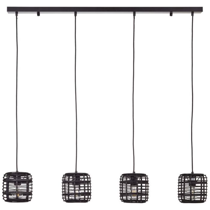 Holz Pendelleuchte Schwarz, Deacon