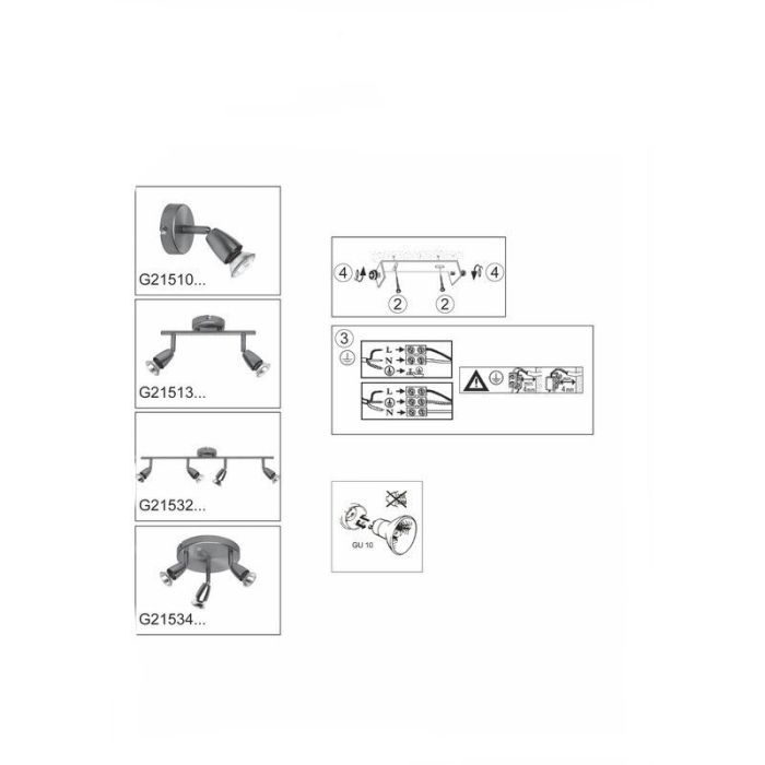 Metall Deckenleuchte Chrom, Keysha, 3W, 3000K LED