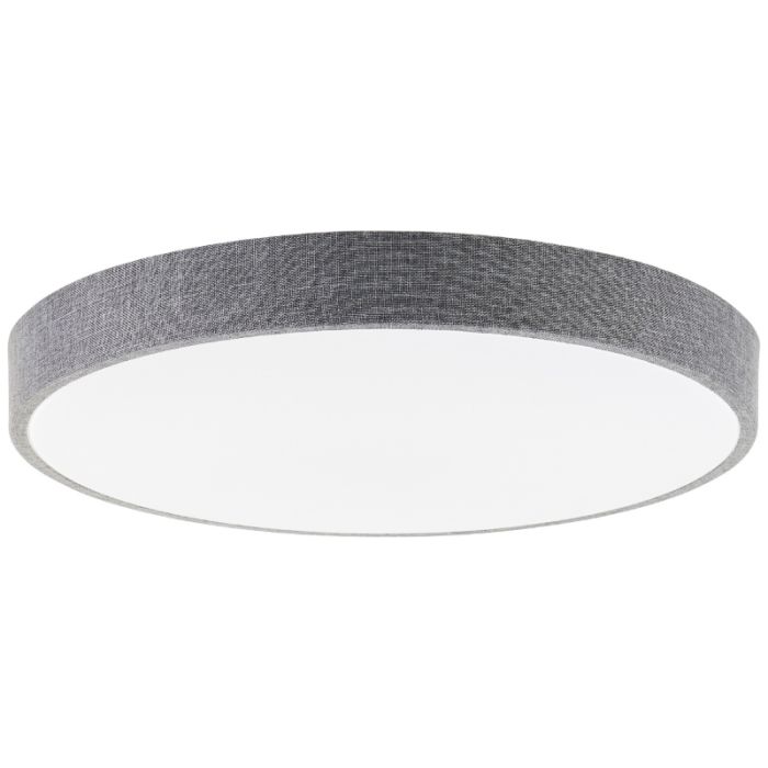 Landhaus Deckenlampe Grau, Soeraya, 36W, warm- bis kaltweiß einstellbare LED, mit Fernbedienung