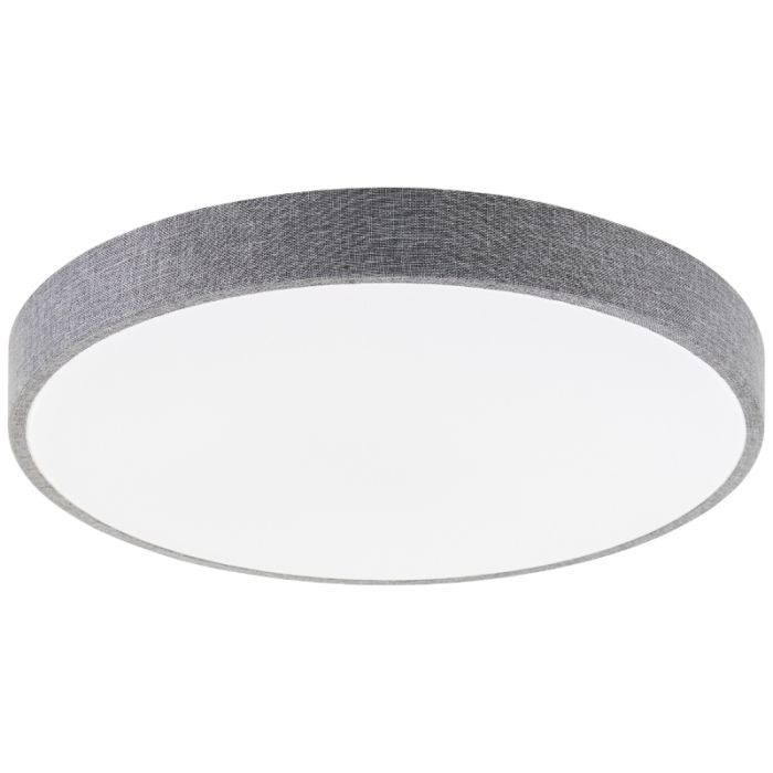Landhaus Deckenlampe Grau, Soeraya, 36W, warm- bis kaltweiß einstellbare LED, mit Fernbedienung