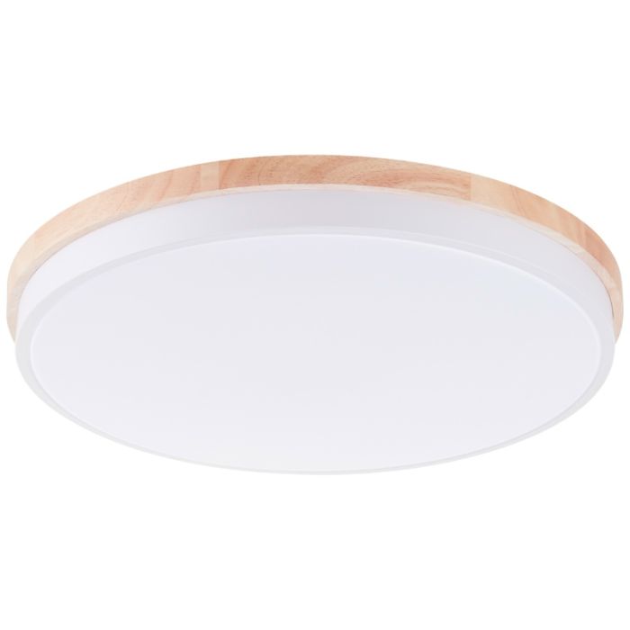 Moderne Deckenleuchte Holz, Marloes, 36W, White Switch LED, mit Fernbedienung