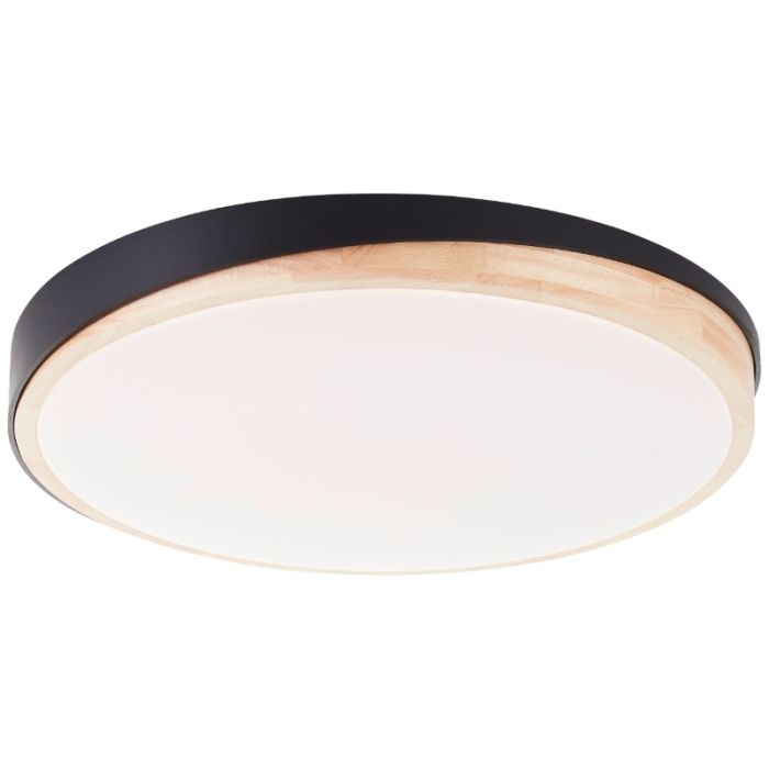 Moderne Deckenleuchte Schwarz, Marloes, 36W, White Switch LED, mit Fernbedienung