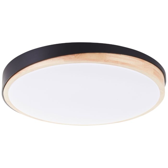 Moderne Deckenleuchte Schwarz, Marloes, 36W, White Switch LED, mit Fernbedienung