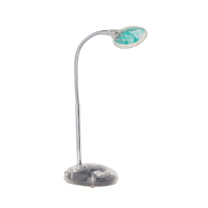 Kunststoff Schreibtischlampe Transparent, Marenthe, 2W, 6000K LED, mit Schalter