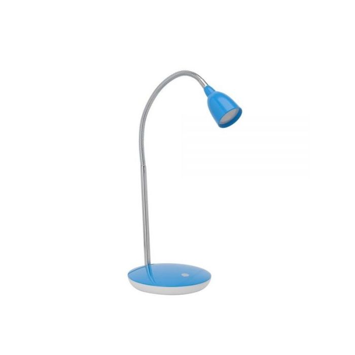Kunststoff Schreibtischlampe Blau, Kit, 3W, 3000K LED, mit Schalter
