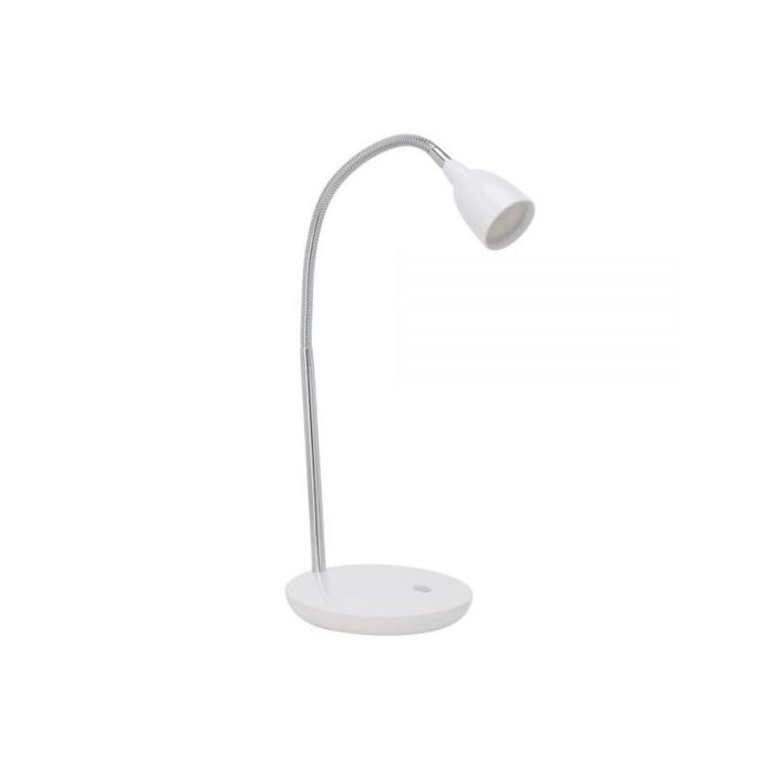 Kunststoff Schreibtischlampe Weiß, Kit, 3W, 3000K LED, mit Schalter