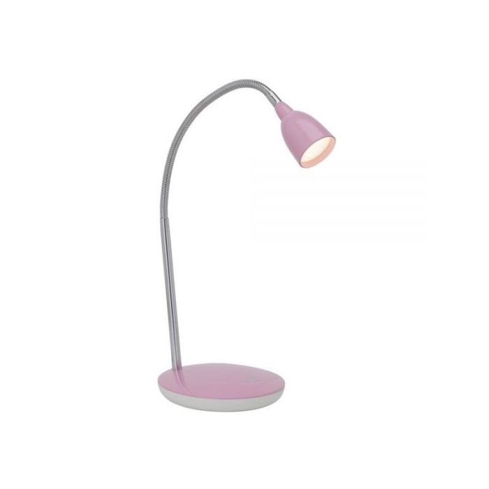 Kunststoff Schreibtischlampe Rosa, Kit, 3W, 3000K LED, mit Schalter