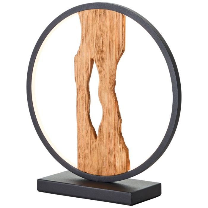 Holz Tischleuchte Landhaus, Raynor, 7,5W, 3000K LED, mit Schalter