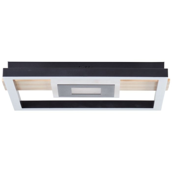 Design Deckenleuchte Schwarz, Zakiya, 24W, 3000K LED