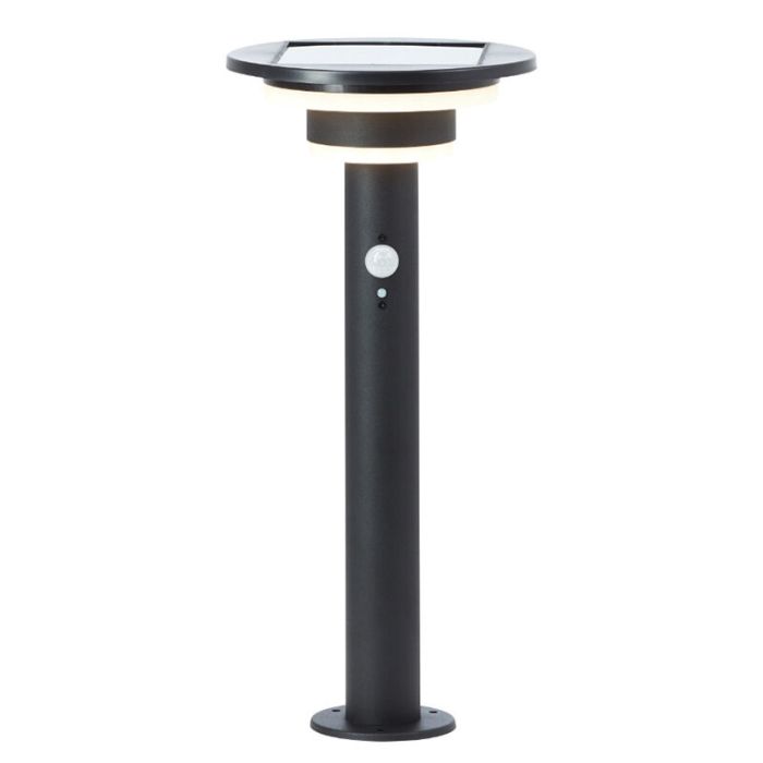 Moderne Solar Wegeleuchte Schwarz, Lonneke, 3W, 3000K LED, IP44