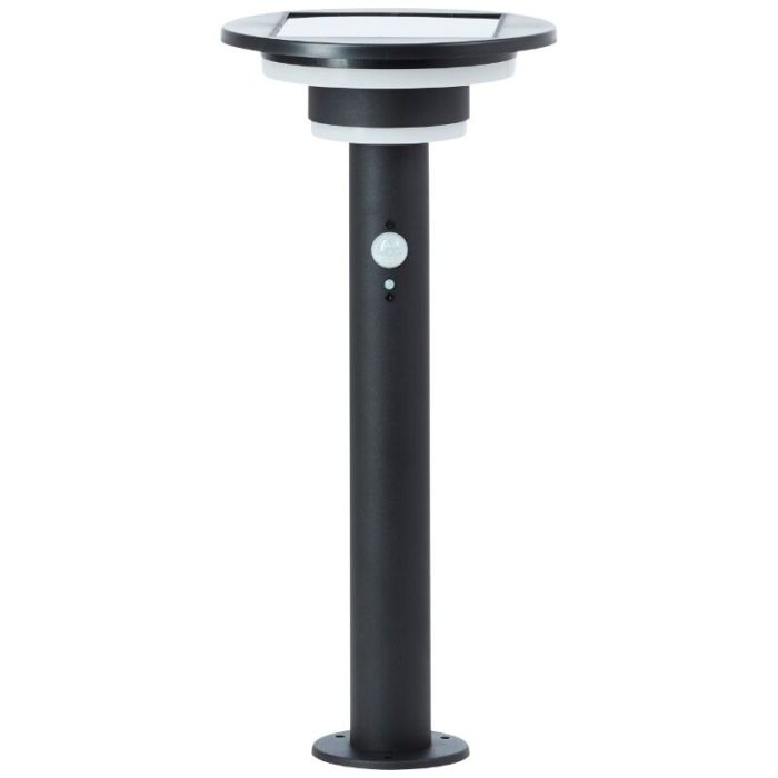 Moderne Solar Wegeleuchte Schwarz, Lonneke, 3W, 3000K LED, IP44