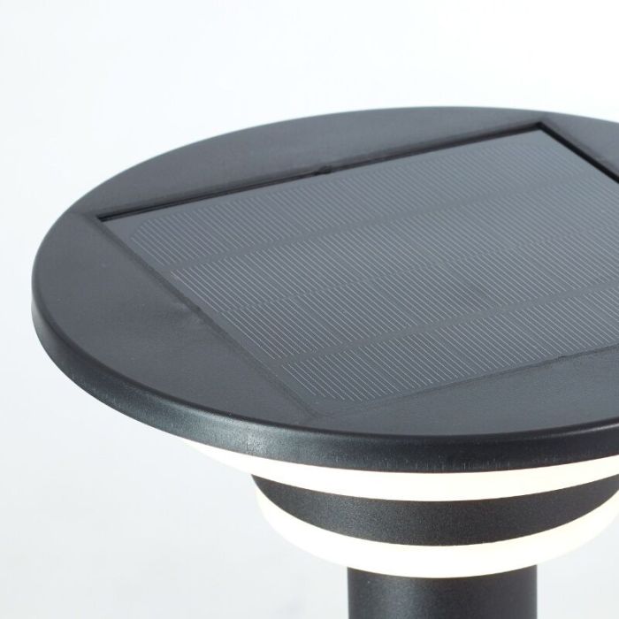 Moderne Solar Wegeleuchte Schwarz, Lonneke, 3W, 3000K LED, IP44