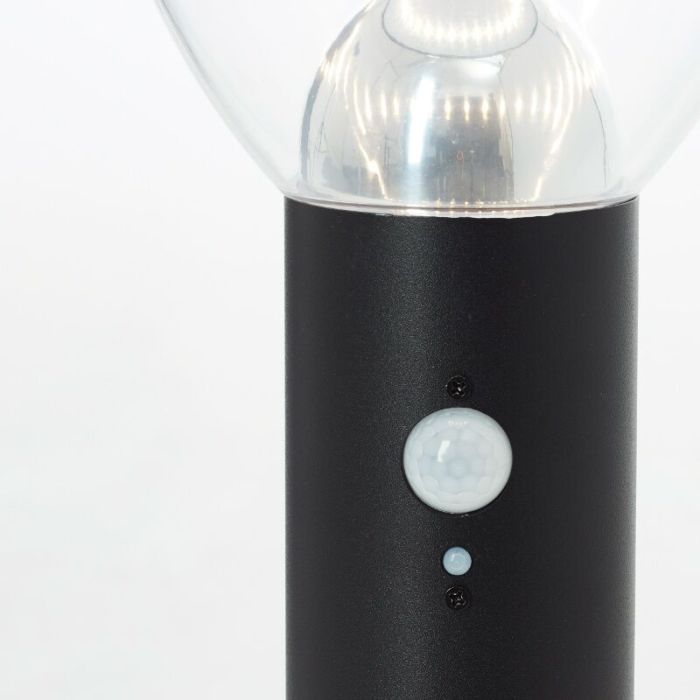 Moderne Solar Wegeleuchte Schwarz, Saar, 3W, 3000K LED, IP44