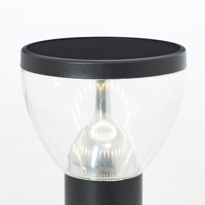 Moderne Solar Wegeleuchte Schwarz, Saar, 3W, 3000K LED, IP44