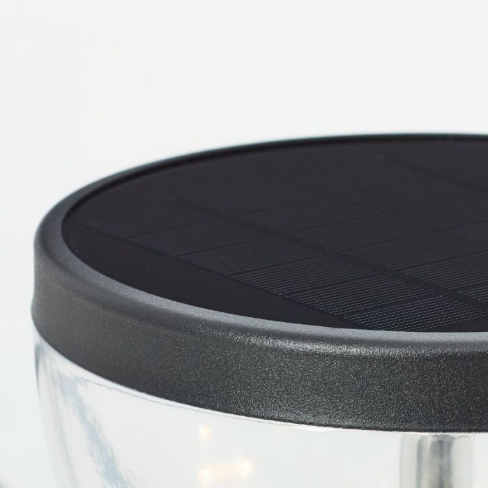 Moderne Solar Wegeleuchte Schwarz, Saar, 3W, 3000K LED, IP44