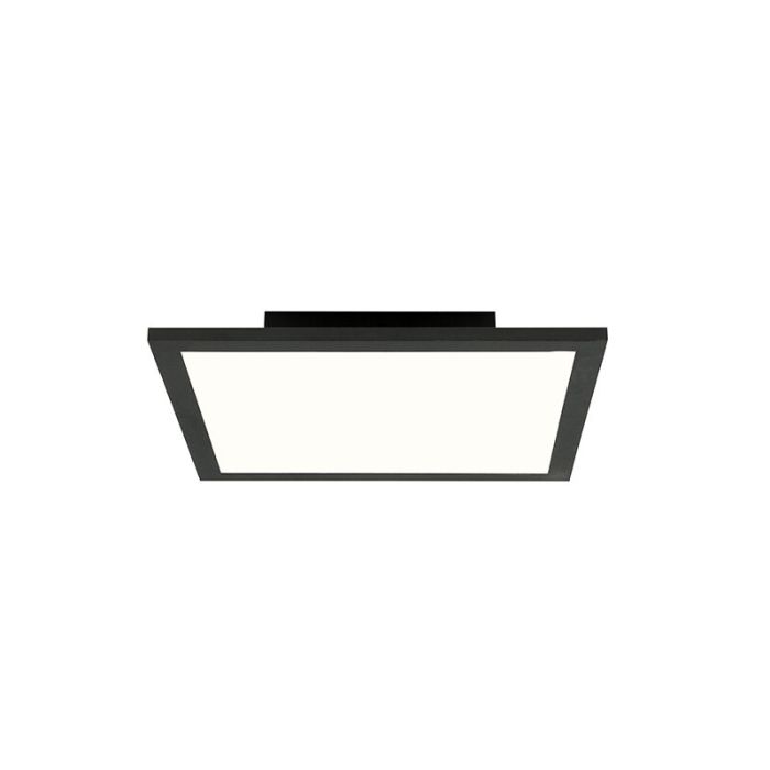 Moderne LED Panel Deckenleuchte Schwarz, Bojan, 18W, 4000K LED