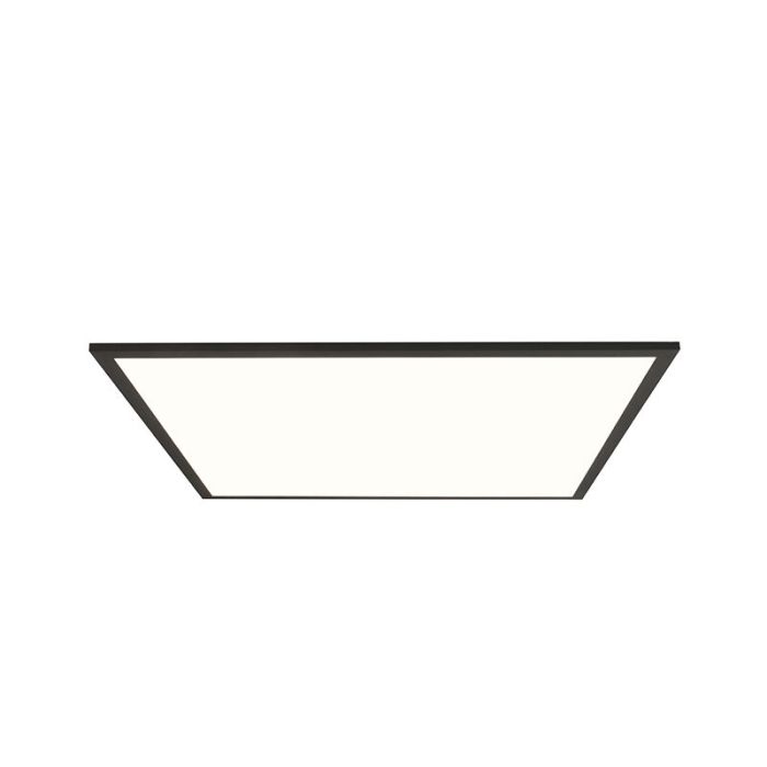 Moderne LED Panel Deckenleuchte Schwarz, Bojan, 40W, 4000K LED