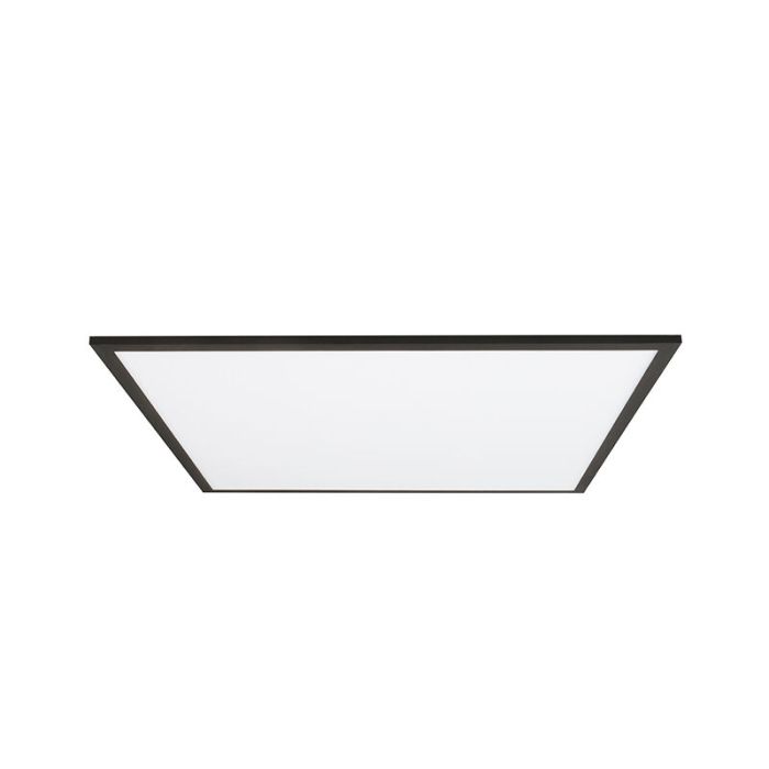 Moderne LED Panel Deckenleuchte Schwarz, Bojan, 40W, 4000K LED