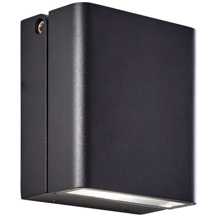 Moderne Außenleuchte Schwarz, Malte, 7W, 4000K LED, IP44