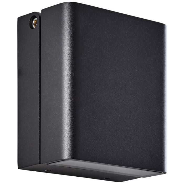 Moderne Außenleuchte Schwarz, Malte, 7W, 4000K LED, IP44